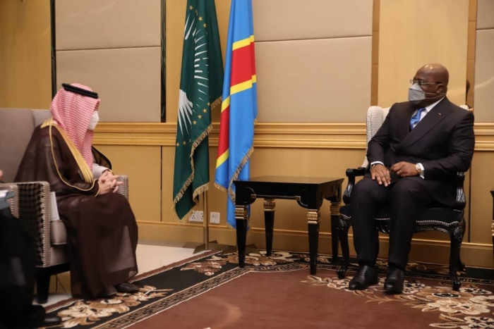 UNE DÉLÉGATION SAOUDIENNE REÇUE PAR LE PRÉSIDENT DE LA RÉPUBLIQUE